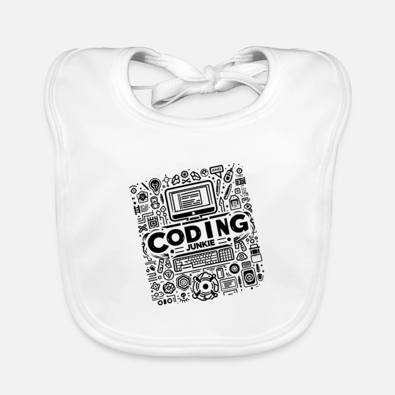 Coding Junkie 9 Organic Baby Bibs