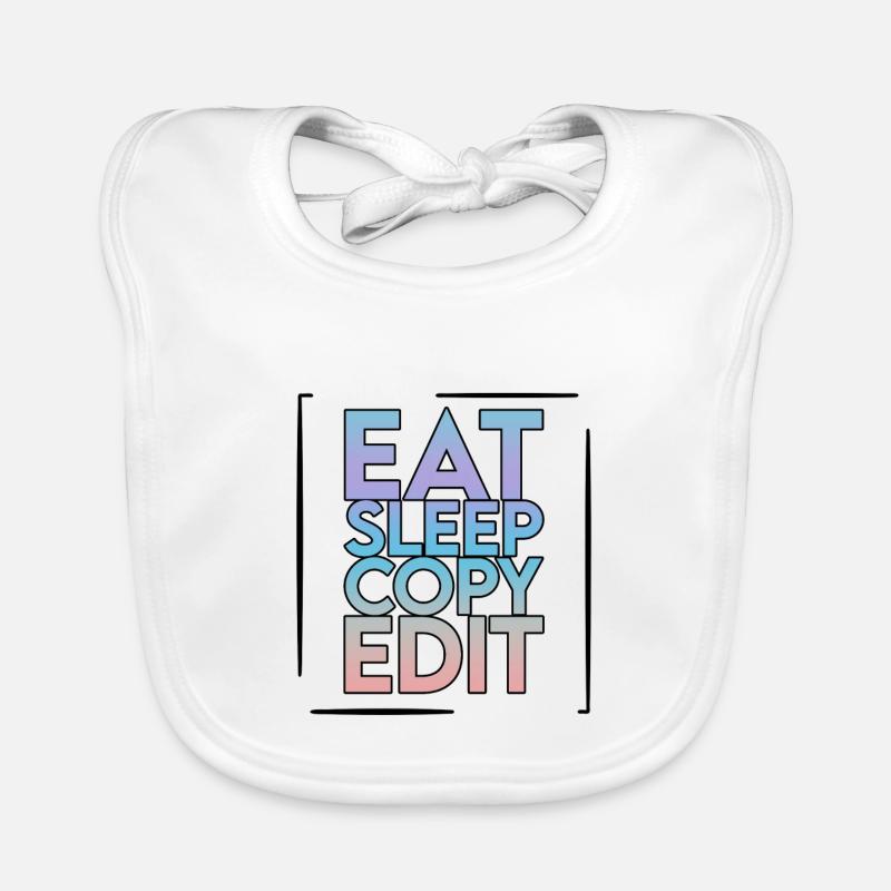 Manger Dormir Copier Modifier 2 Bavoir bio Bébé