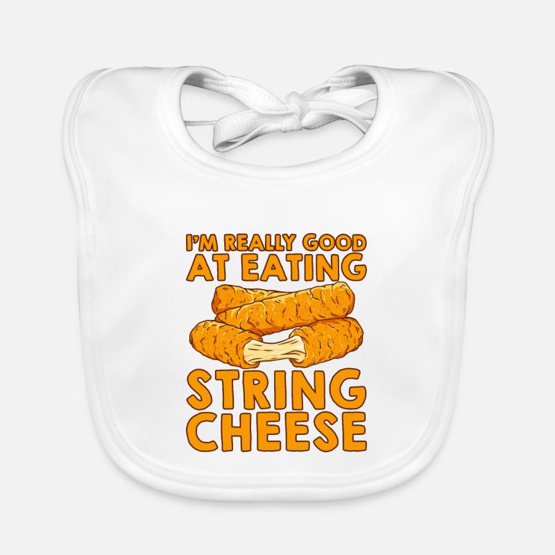 I'm Really Good At Eating String Cheese 2 Baby Bio-Lätzchen