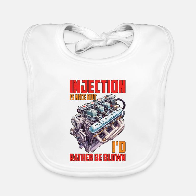 Injection Is Nice But I'd Rather Be Blown 16 Organic Baby Bibs