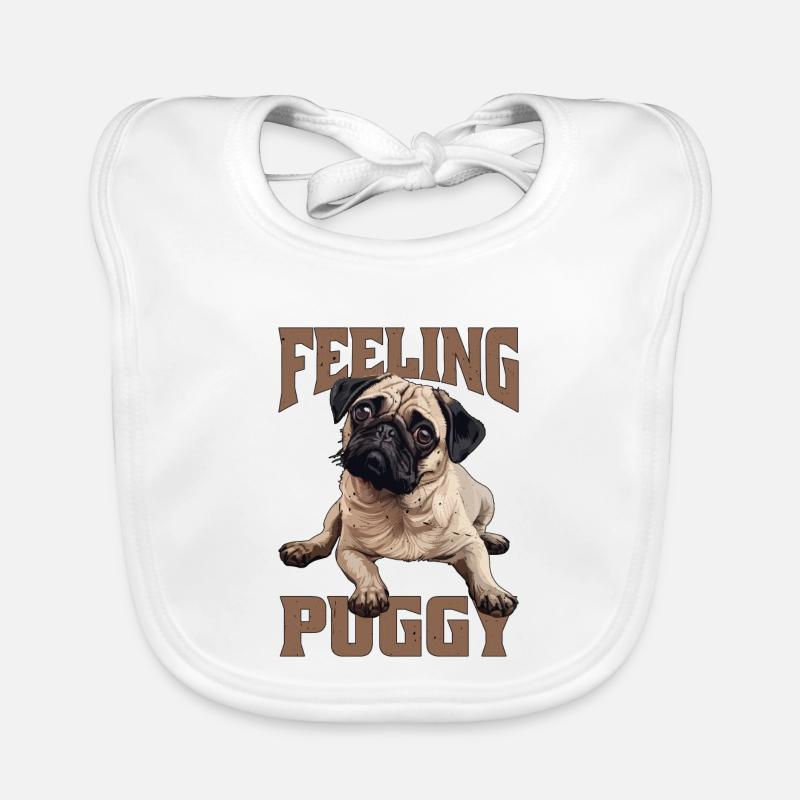 Feeling Puggy Organic Baby Bibs