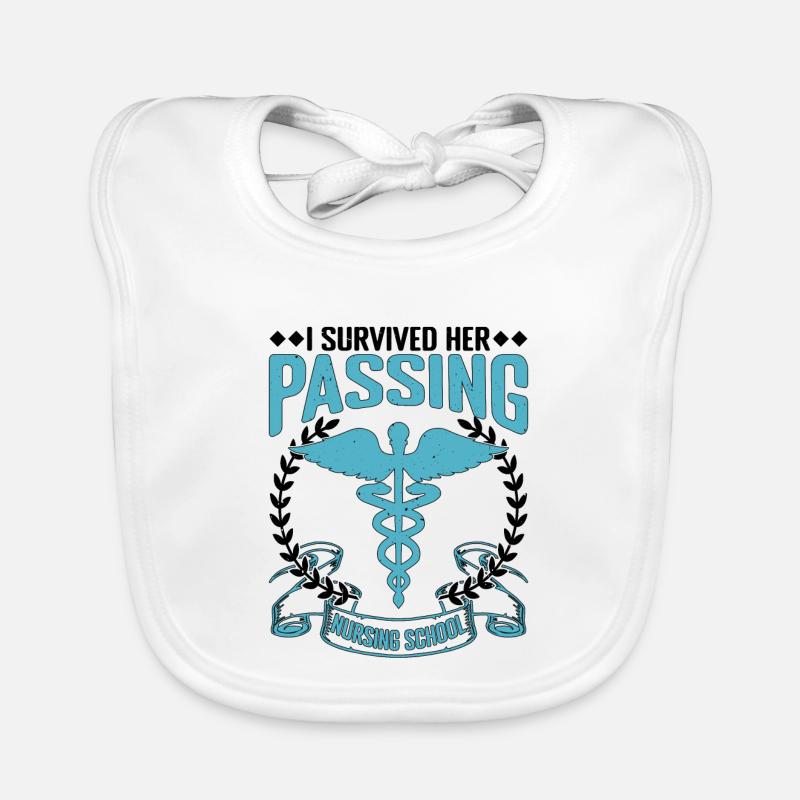 I Survived Her Passing Nursing School 23 Baby Bio-Lätzchen
