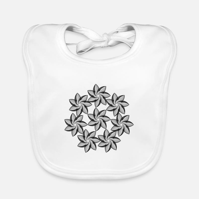 fleurs Bavoir bio Bébé