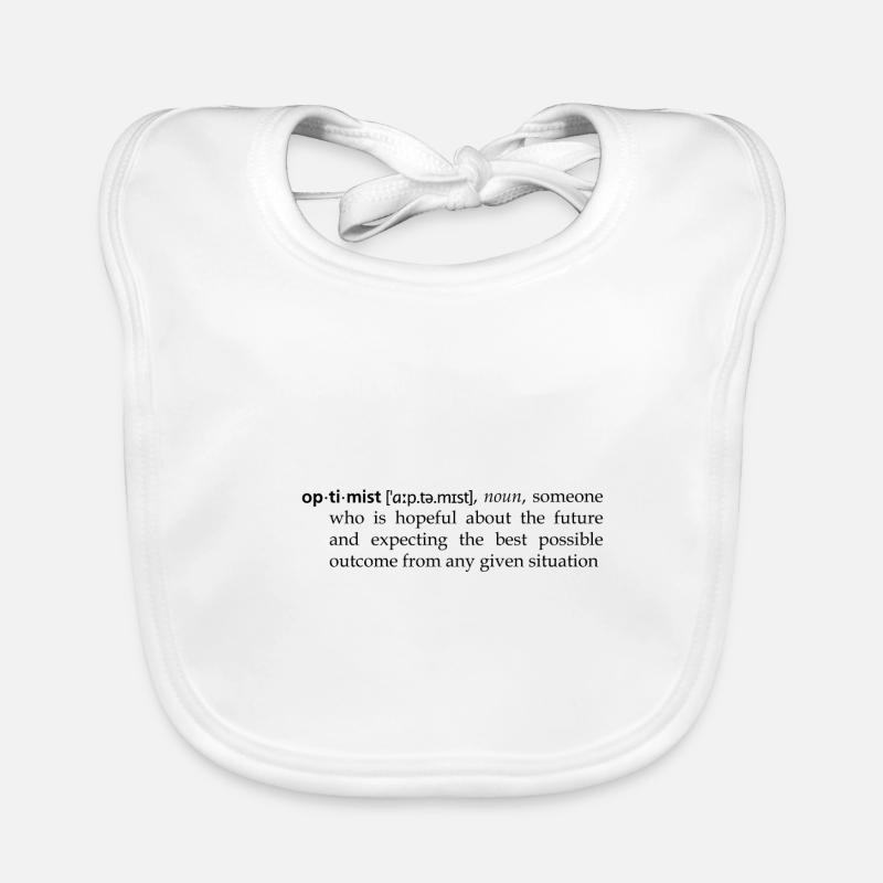 Optimist - Definition Baby Bio-Lätzchen