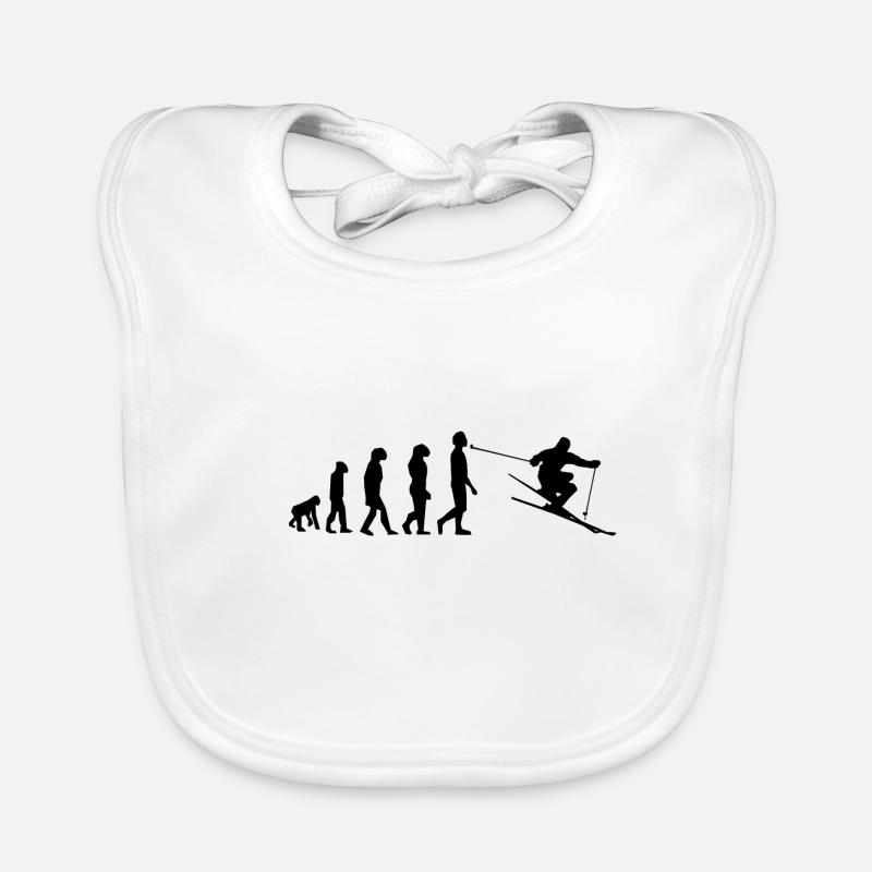 ÉVOLUTION SKI Bavoir bio Bébé