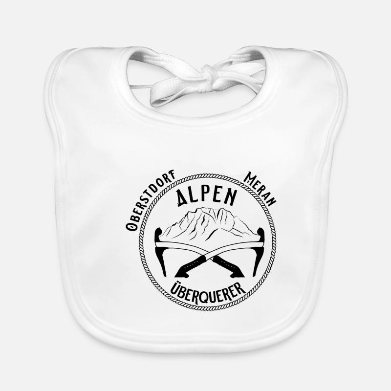 Alpenüberquerer Baby Bio-Lätzchen