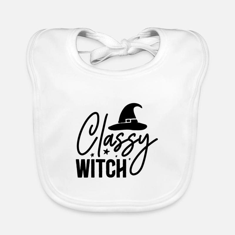 Classy Witch Organic Baby Bibs