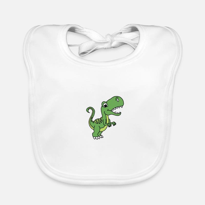 Vert dino Bavoir bio Bébé