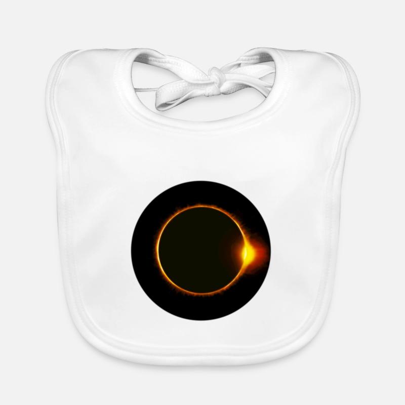 Éclipse solaire Bavoir bio Bébé
