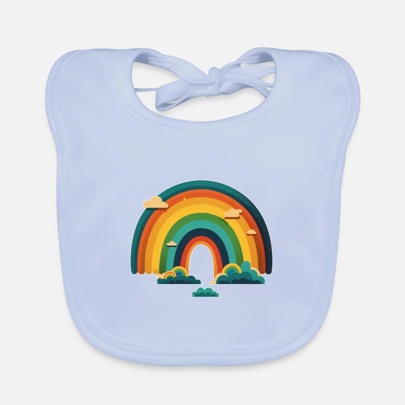 ARC-EN-CIEL Bavoir bio Bébé