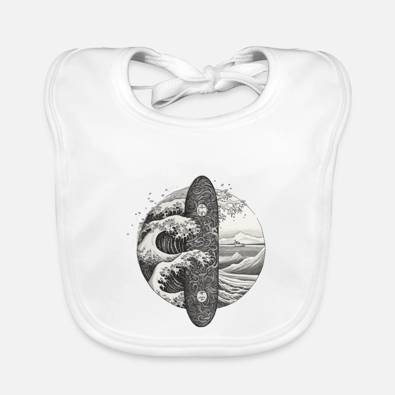 Surf Live Style Organic Baby Bibs