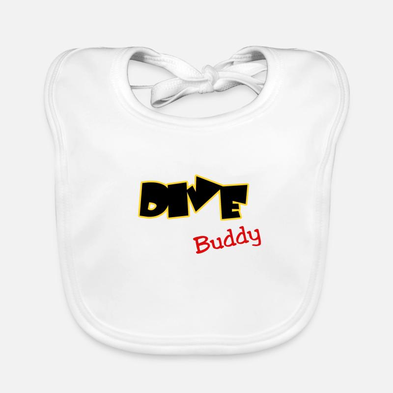tauchen - diving - dive buddy Baby Bio-Lätzchen