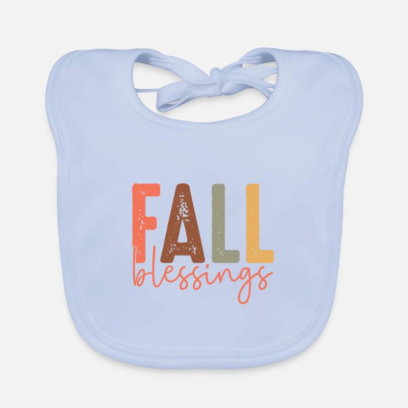 Fall Blessings Organic Baby Bibs