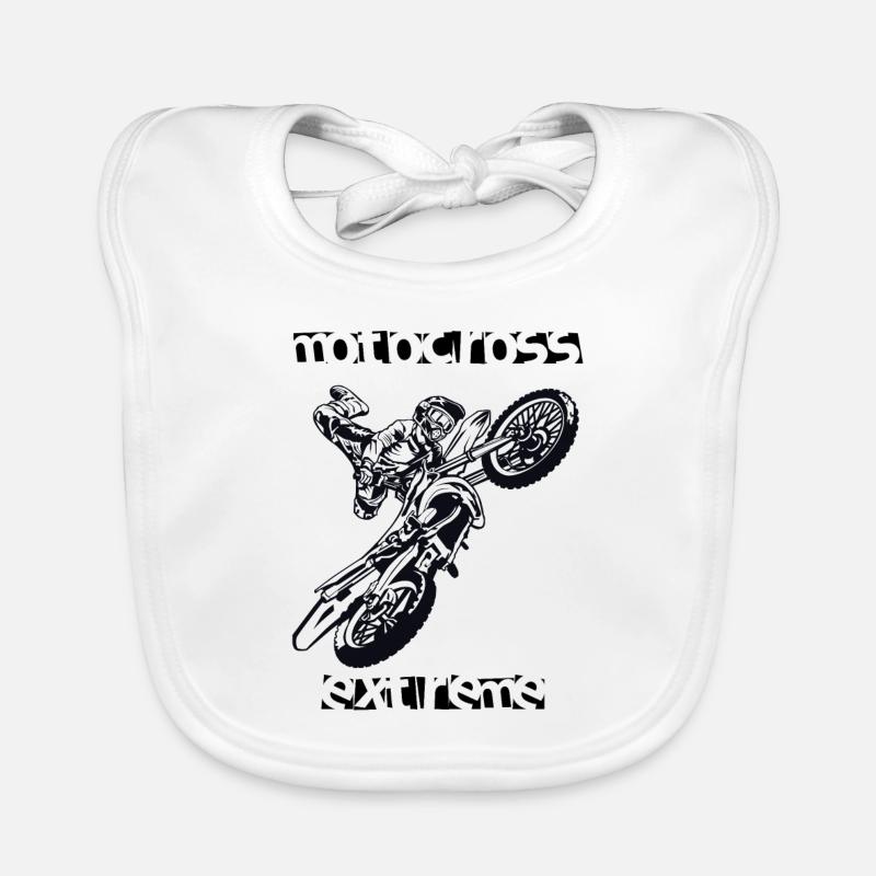 Motocross Organic Baby Bibs