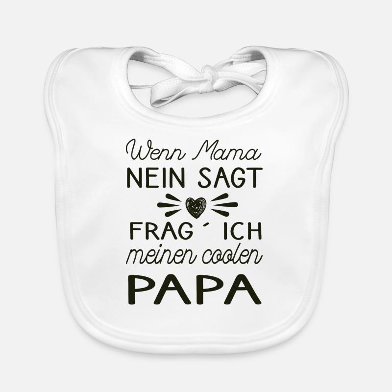 Baby Spruch - Geschenkidee Baby Bio-Lätzchen