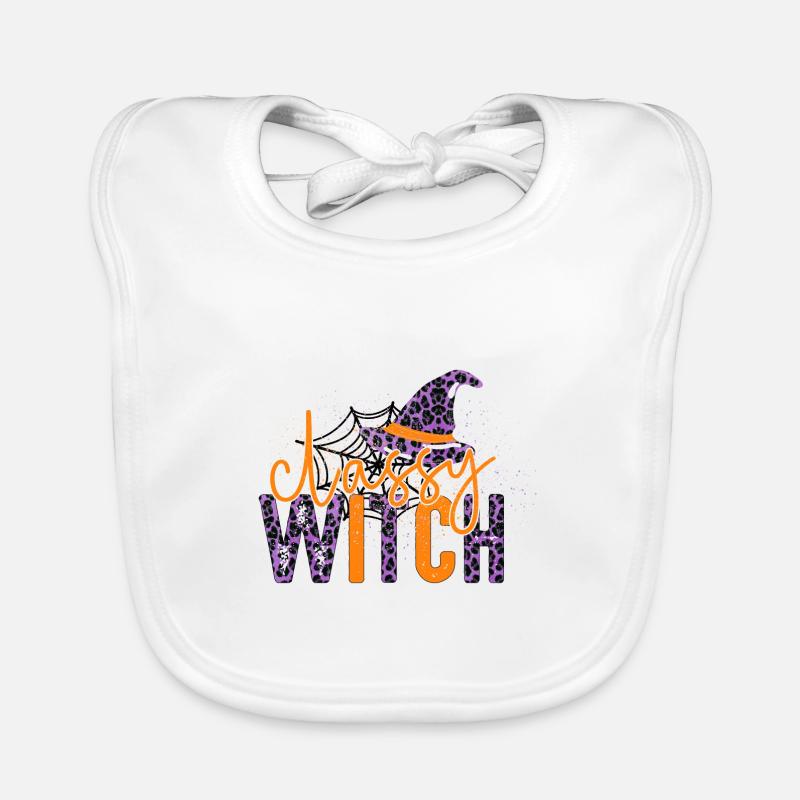 Stilvolle Hexe Baby Bio-Lätzchen