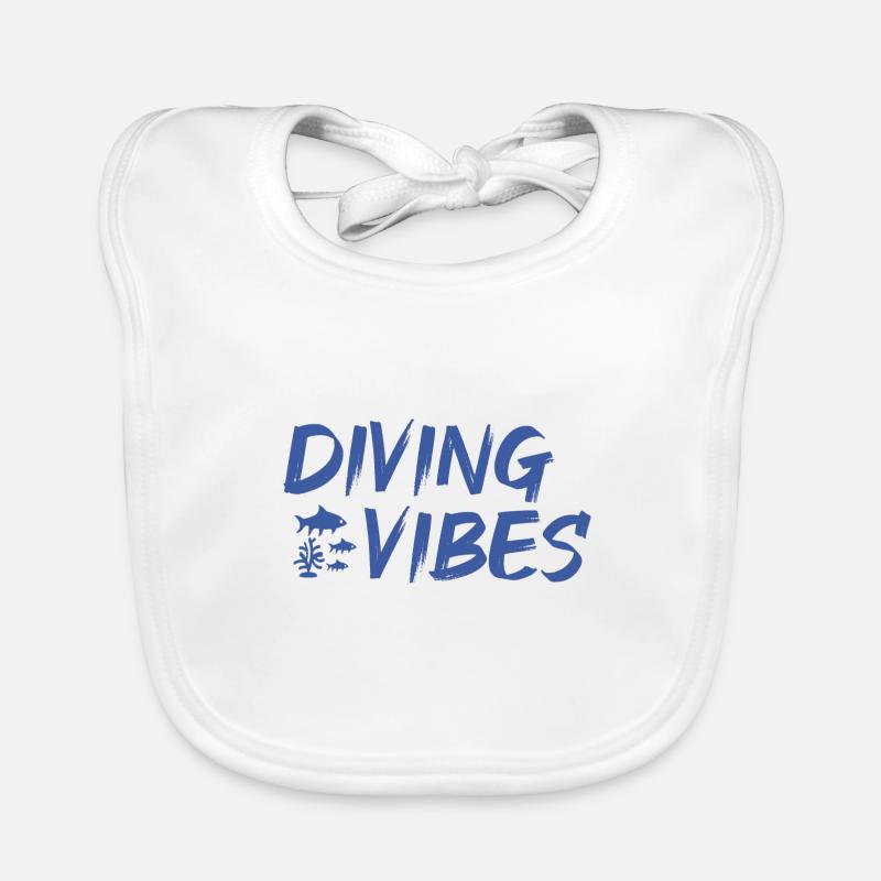Vibrations de plongée Bavoir bio Bébé