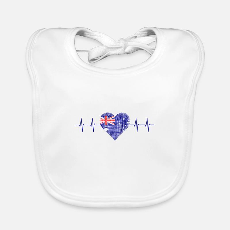 Australia, Down Under Baby Bio-Lätzchen