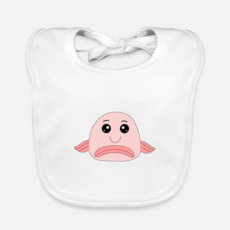 Blobfish fish comique poisson laid Bavoir bio Bébé