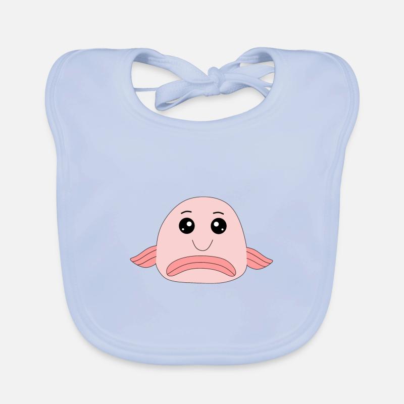 Blobfish fish comique poisson laid Bavoir bio Bébé