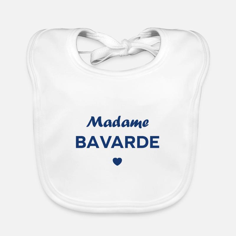 Madame bavarde Bavoir bio Bébé