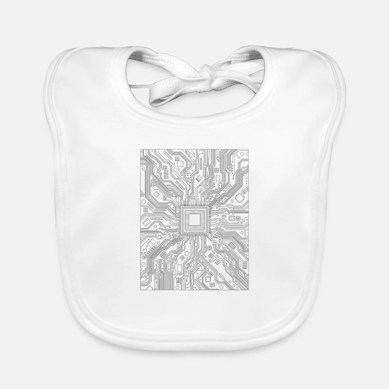 Schaltkreis vom Computer - Platine Baby Bio-Lätzchen