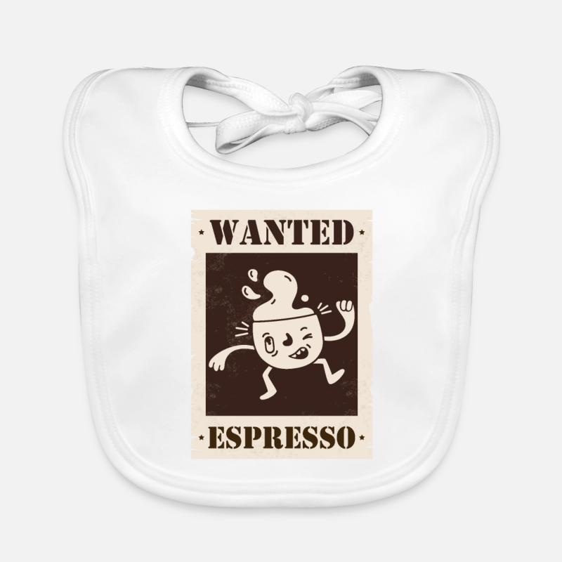 Espresso recherché Bavoir bio Bébé