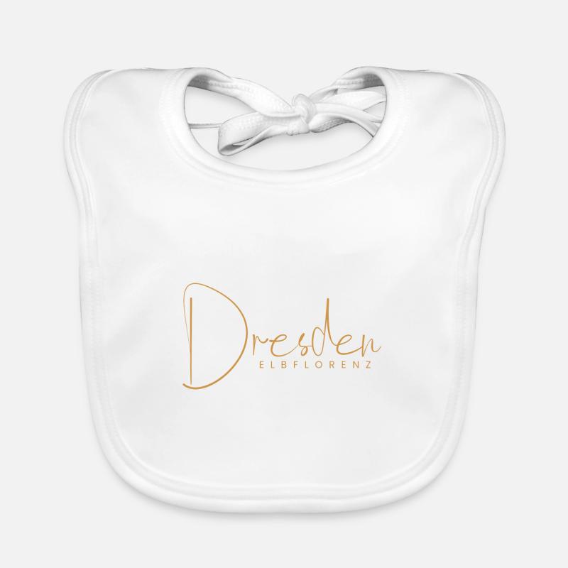 Moderne Kalligrafie trifft Tradition Baby Bio-Lätzchen