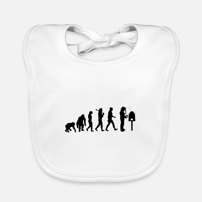 Evolution Imker T-Shirt Baby Bio-Lätzchen