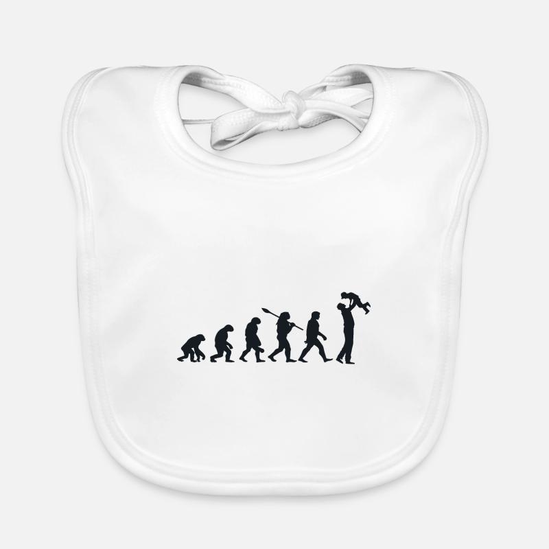 Darwin Evolution for Dads 👨 👧 👦 Organic Baby Bibs