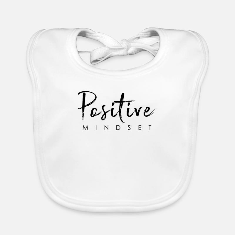 État d’ positif - Restez positif Bavoir bio Bébé