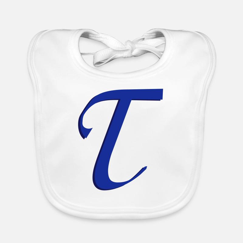 T, Buchstaben, Letters, Initialen Bavoir bio Bébé