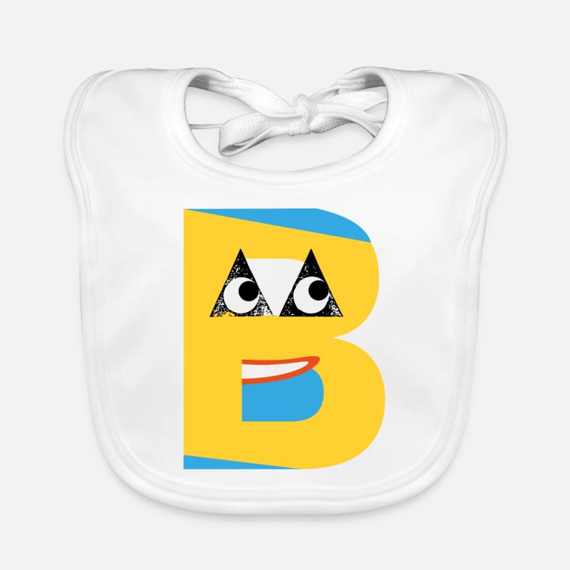 Das gelbe B Baby Bio-Lätzchen