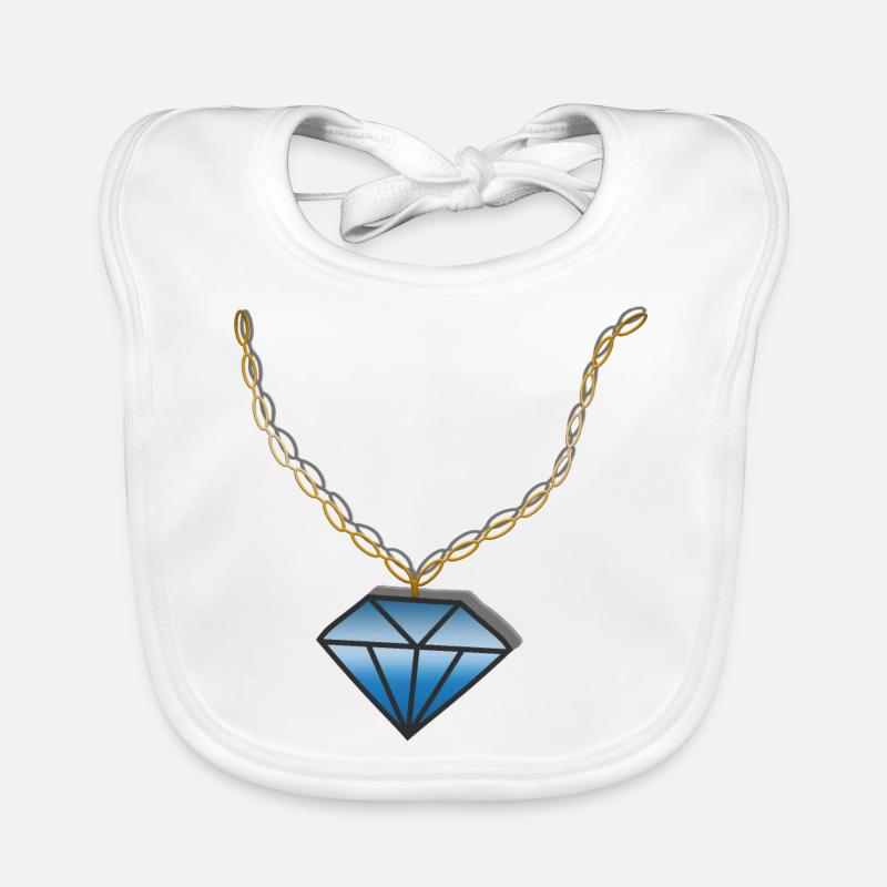 Kette Diamant Baby Bio-Lätzchen