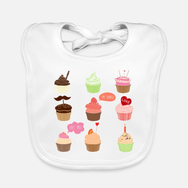 Cupcake Bavoir bio Bébé