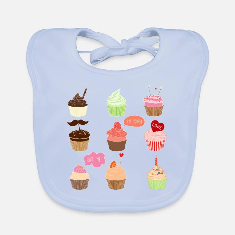 Cupcake Bavoir bio Bébé
