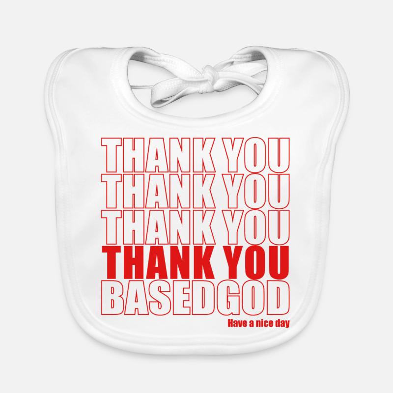 Danke Auf Gott basierend Grafik Baby Bio-Lätzchen