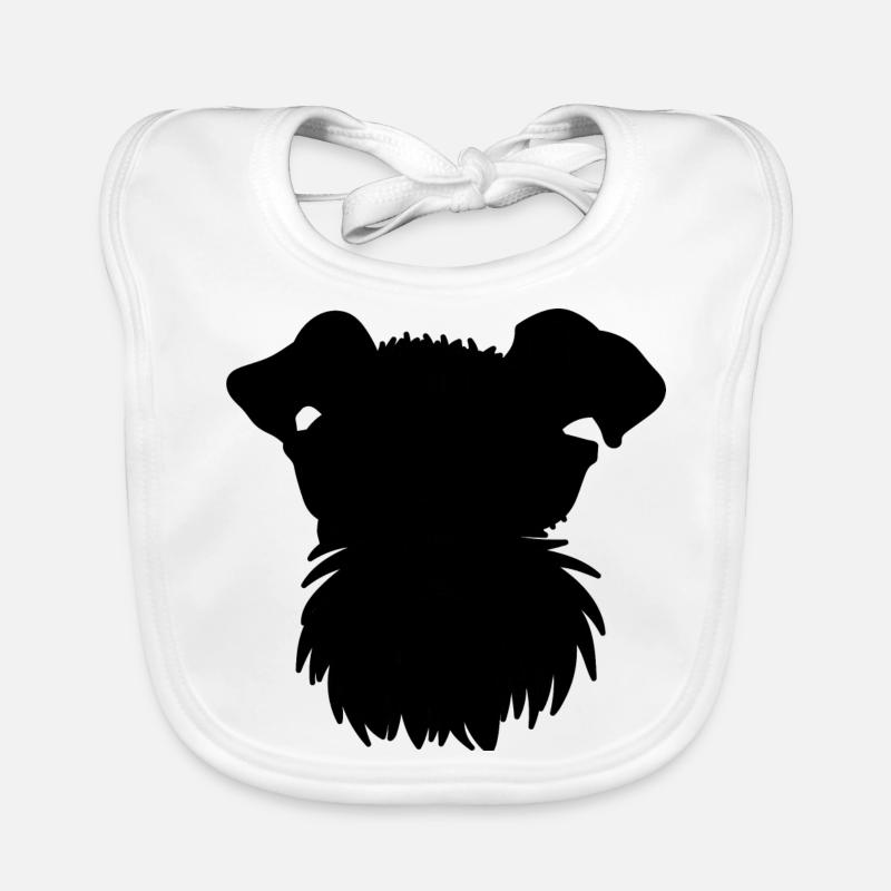 Schnauzer cool avec lunettes de soleil Bavoir bio Bébé