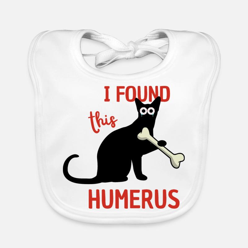 Funny cat Organic Baby Bibs