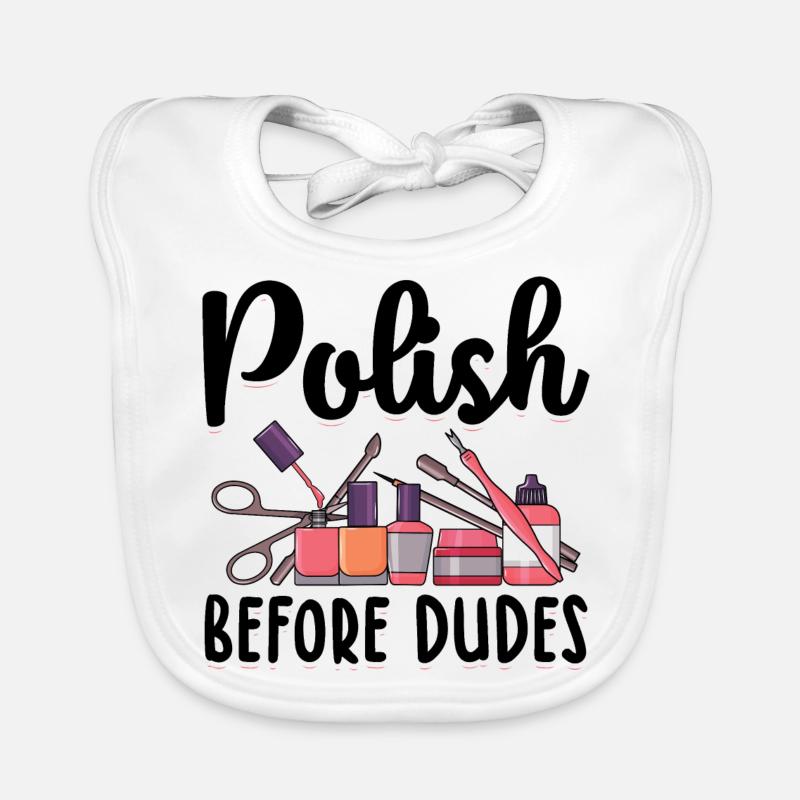 Nail polish Organic Baby Bibs