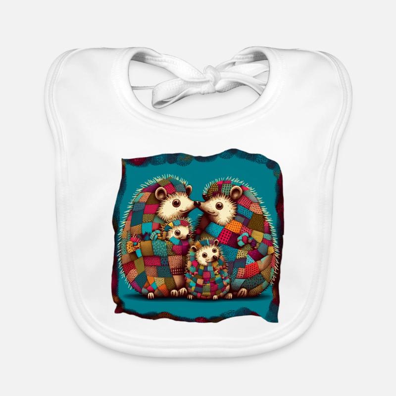 Famille HedgeWork Bavoir bio Bébé