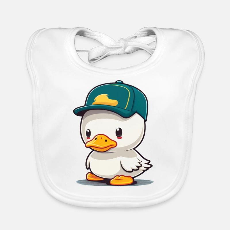 Cute duck 1 Baby Bio-Lätzchen
