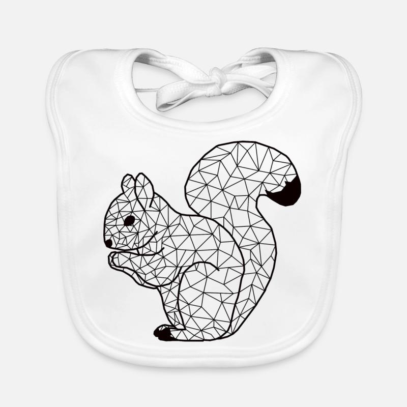 Squirrell GeomeTRIX Baby Bio-Lätzchen