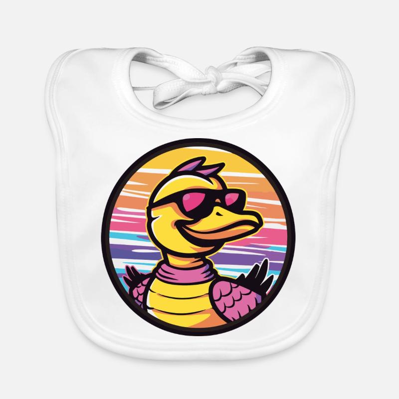 Ente Cool Comic Baby Bio-Lätzchen