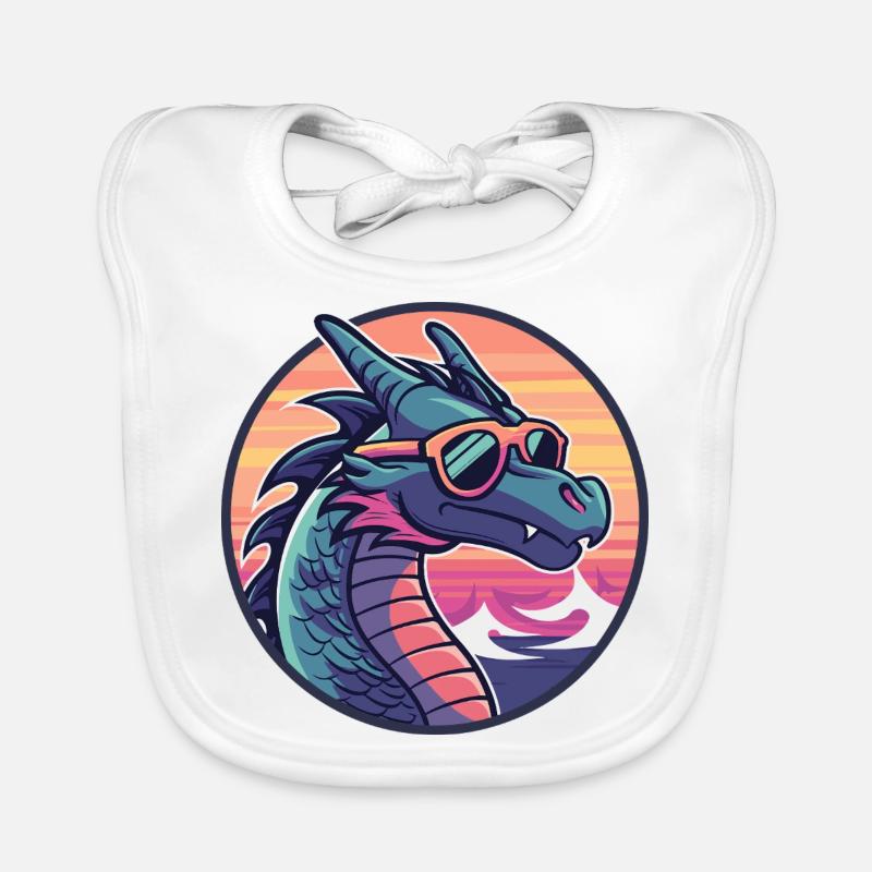 Dragon Cool Bande Dessinée Bavoir bio Bébé