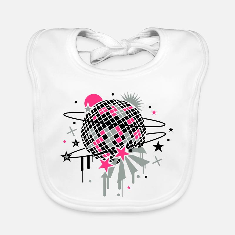 disco_ball Bavoir bio Bébé