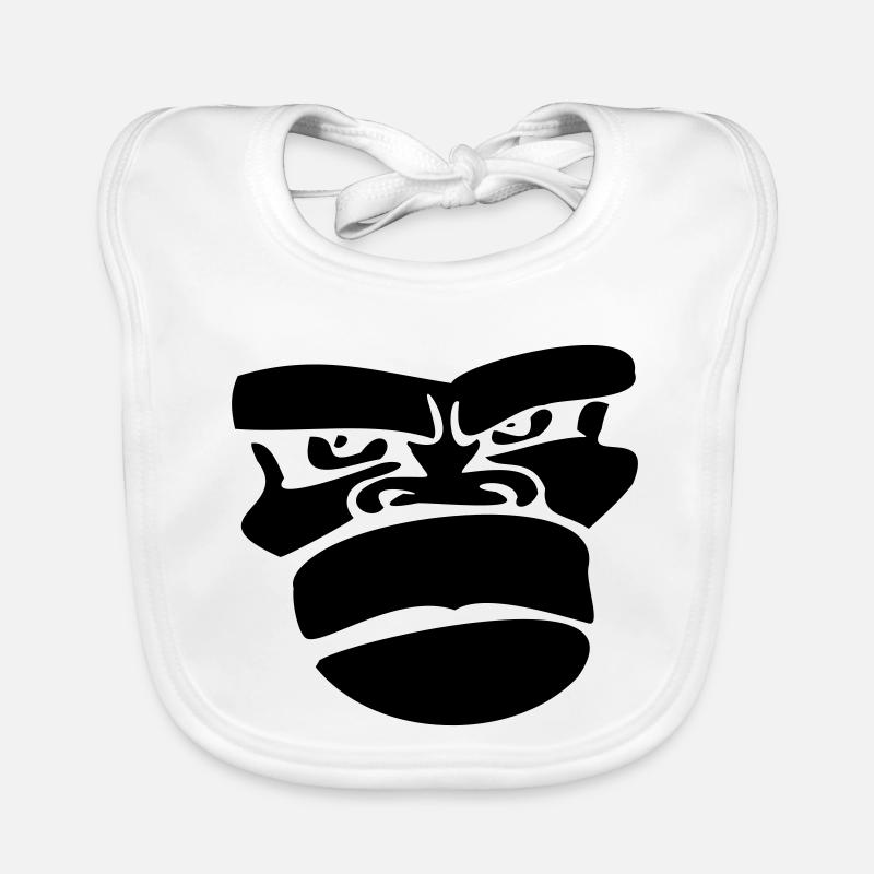 gorilla affe monkey schimpanse chimp ape Baby Bio-Lätzchen