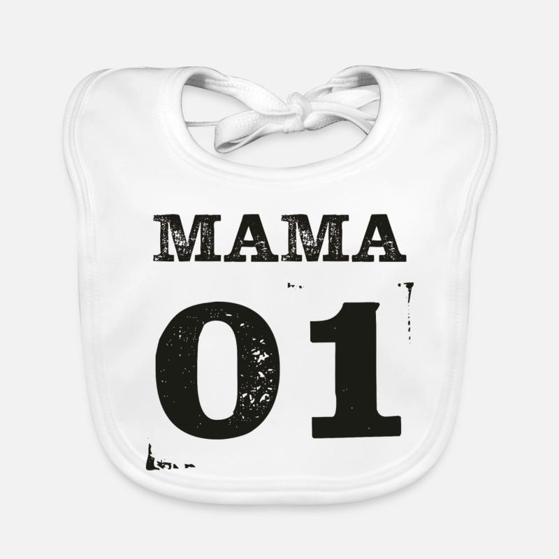 Mama 01 Partner Look Partner Shirt Organic Baby Bibs