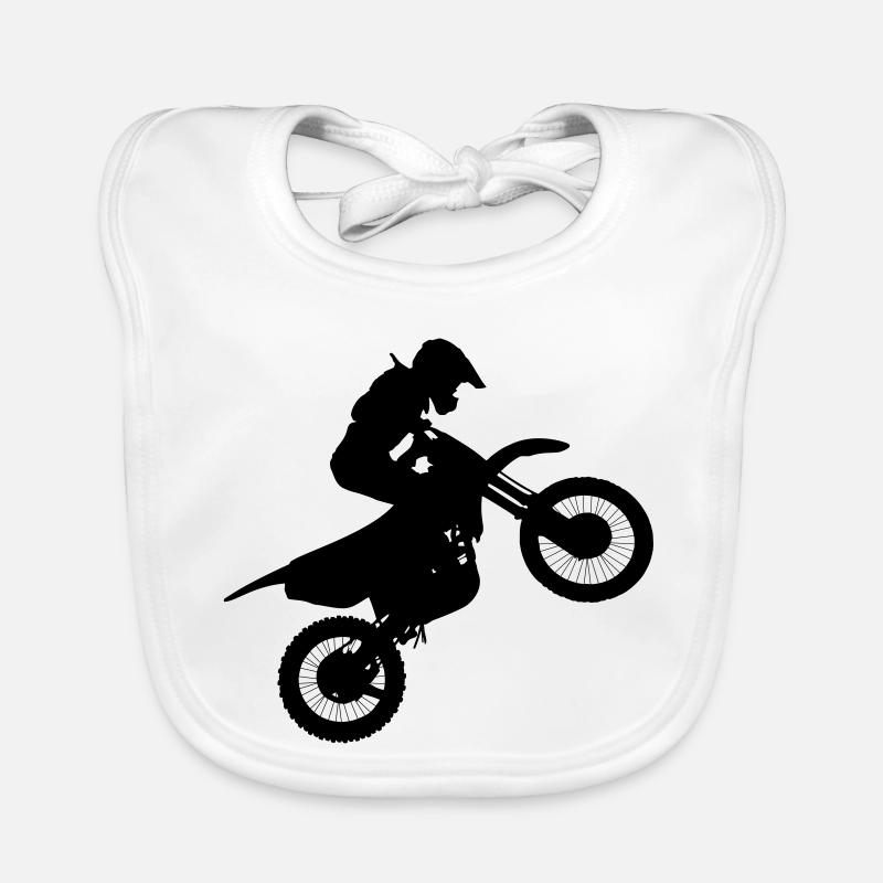 Moto Cross Organic Baby Bibs