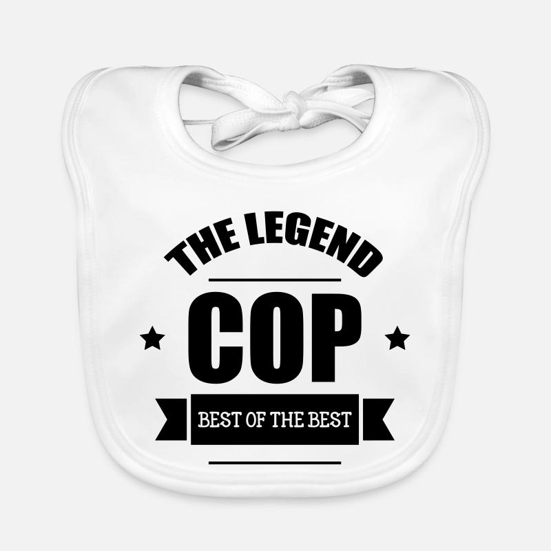 Police Organic Baby Bibs